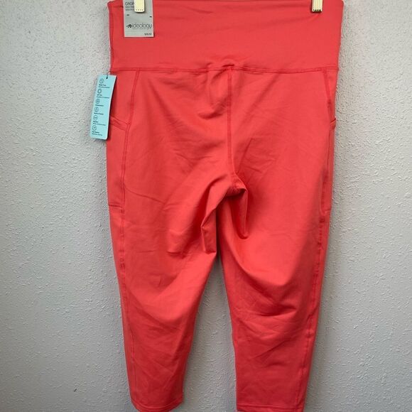 NWT Ideology Cropped High Rise Athletic Leggings Size L - Picture 3 of 8